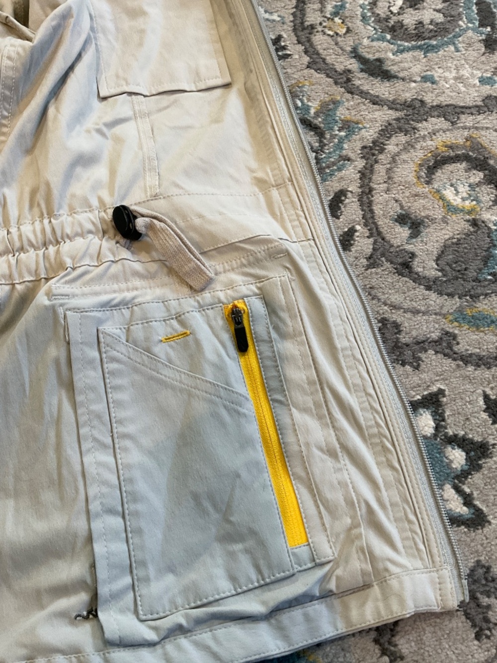 Eddie Bauer Gray Travex Travel Jacket, Size M - Picture 4 of 5